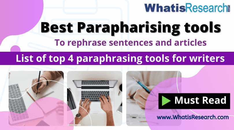 list of paraphrasing sites