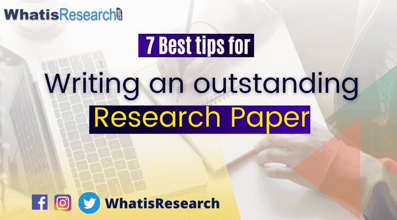 tips for starting a research paper