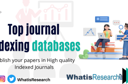 Top journal indexing databases