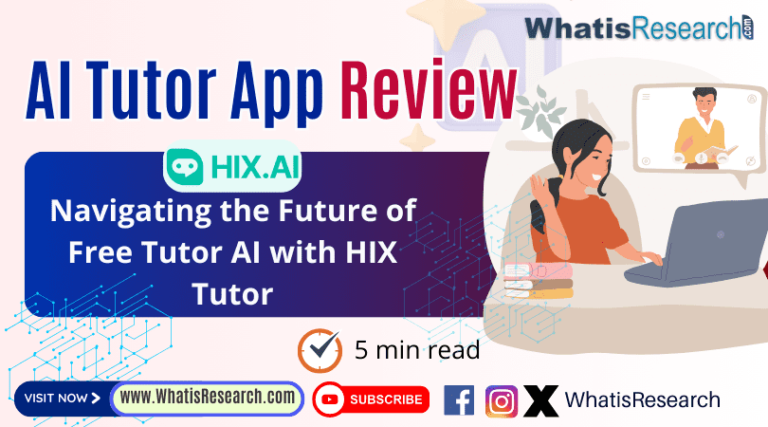 AI Tutor App Review: Navigating the Future of Free Tutor AI with HIX ...